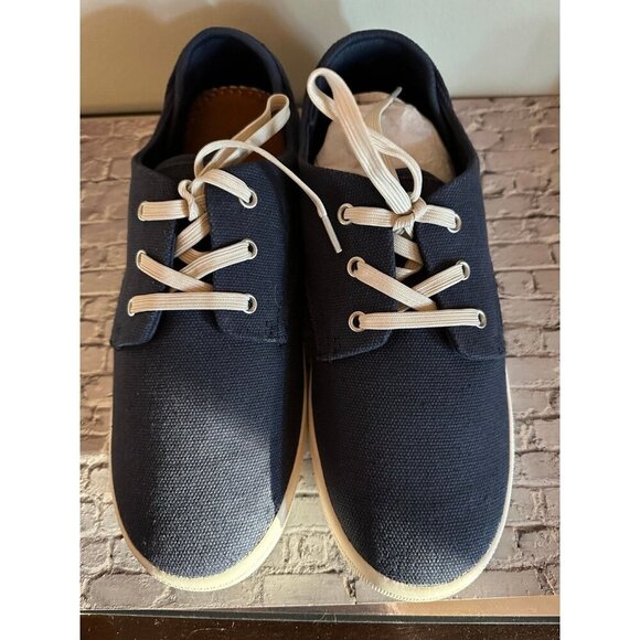 Sun + Stone Kiva Kids Size 5 Navy Sneakers - New - Picture 1 of 7